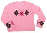 Just B Girls Argyle Sweater