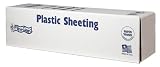 Covalence Plastics 10-by-100-Foot 4-Millimeter Clear Tyco Polyethylene Plastic Sheeting #4ML CLR 10X100