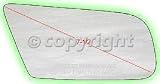MIRROR GLASS dodge MONACO 90-92 eagle PREMIER 88-92 view rh