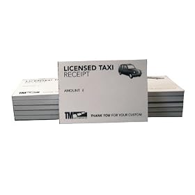 Licensed Taxi Receipt Book/Pads