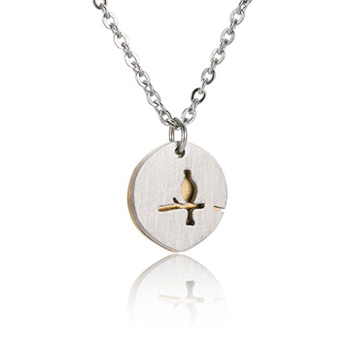 HUAN XUN Stainless Steel Friendship Relationship Necklace Earrings Girls