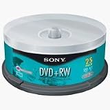 Sony 25PK DVD+RW 4.7GB 4X-SPINDLE ( 25DPW47LS2 )