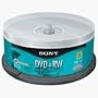 Sony 25DPW47RS2 DVD+RW Re-Recordable DVD (25-Pack Spindle)