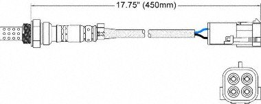 Walker 250-23128 Three Wire Oxygen Sensor