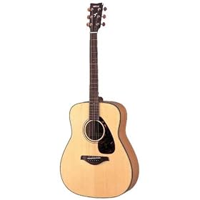 Yamaha FG720SL Left-Handed Folk Acoustic Guitar, Natural