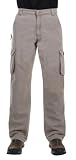 Wrangler Rugged Wear Mens Flat Front Cargo Pant, Khaki