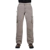 Wrangler Rugged Wear Mens Flat Front Cargo Pant, Khaki by Wrangler