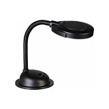 3-Diopter Magnifying Desk Lamp - Black