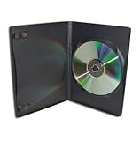 100 CD & DVD SINGLE CASES WITH SLEEVE ULTRASLIM 7MM