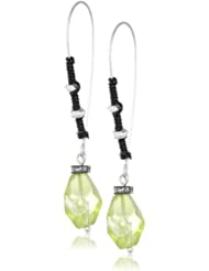 Kenneth Cole New York "Limelight" Faceted Bead Long Drop Earrings