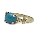 Sleeping Beauty Turquoise and 14k Gold Ring