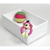 Child's Rolling Storage Bin - Basic White