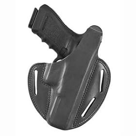 7 Shadow II Holster, RH, Plain, Black, Size 13