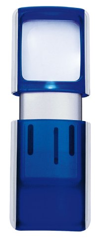 Produkt-Bild: Wedo 2717503 Lupe eckig beleuchtet blau inklusiv Batterien