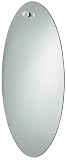 :USE Nuovo Large Oval Mirror, Polished Chrome