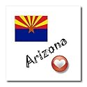 I Love Arizona - 10x10 Iron On Heat Transfer For White Material