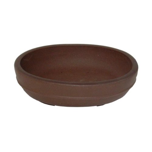 15cm High Quality Unglazed Oval Bonsai Pot