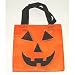 12 Fabric Jack O Lantern Tote Bags