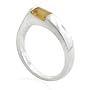 Sterling Silver Citrine Ring, Size 6