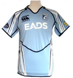 CANTERBURY Cardiff Blues Home Rugby Test Short Sleeve Jersey, Blue, L - size L