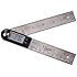 iGaging Digital Protractor with 7" and 4" Stainless Steel Bladed
