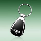 Chrysler 300 Black Tear Drop Key Chain