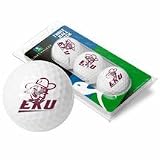 Eastern Kentucky Colonels Top Flite XL Golf Balls 3 Ball Sleeve (Set of 3)