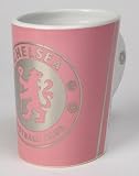 Review Official Football Souvenirs  / Chelsea FC Latte Mug - Pink & Silver