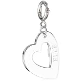 ELLE Jewelry Charms Open Heart Taken Stamped S