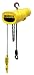 Budgit Hoist Manguard BEHC5016 Electric Chain Hoist, Three Phase, Hook Mount, 1/2 Ton Capacity, 50' Lift, 16 fpm Max Lift Speed, 0.5 HP, 16-3/4