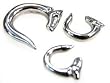 316L Surgical Stainless Steel Tribal Plug, 2g - Sold as a Pair