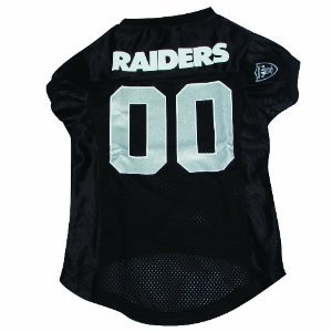 Oakland Raiders Dog Jersey - Size LARGE (PLEASE SEE SIZING TIPS UNDER DESCRIPTION)
