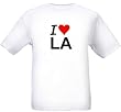 I LOVE LA - LOS ANGELES - City-series - White T-shirt