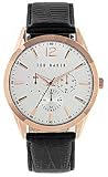 Ted Baker Straps Silver-Tone Dial Men's Watch #TE1056