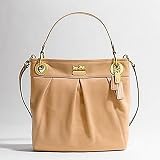 Coach Madison Leather Hippie Bag Apricot 14576