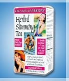 Herbal Slimming Tea Cranraspberry - 24 Tea Bags (6 Pack)