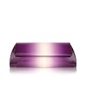 Julia Cocco' Violet Degrade' Patent Eco-leather Clutch w/Chain Strap