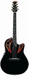 Ovation Elite 1778 LX Acoustic-Electric Guitar w/ Case - Black