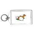  Keychain with rodent, cavies, pig, pair, guinea by SHOPZEUS.COM