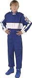 G-Force 4372CLGBU GF 105 Blue Child Large Single Layer Racing Suit