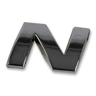 AUTO BAR 6014 SELF ADHESIVE CHROME DIGIT