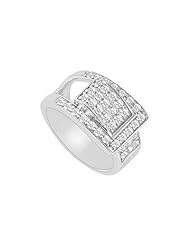 Diamond Ring 14K White Gold - 0.50 CT Diamonds