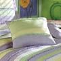 Annas Ruffle Purple Pillow