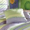 Annas Ruffle Purple Pillow
