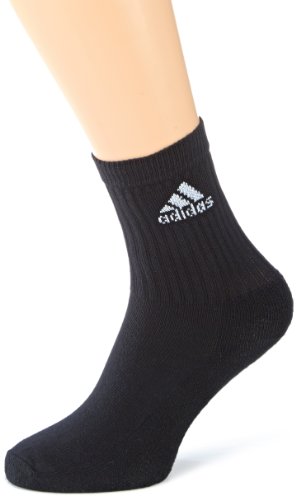 adidas Socken Adicrew Half-Cushioned 3 Pair Pack, Black/White, 39-42, Z25522