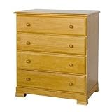 Kalani 4 Drawer Dresser in Honey Oak Finish By Da Vinci Baby Furniture