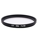 eForCity 52mm Ultra Violet (UV) Lens Filter, Black