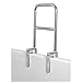 Carex Health Brands Dual Level Bathtub Rail with Chrome Finish