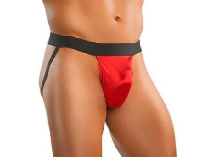 1st Fantasies Male Power RED Satin Lycra Jock
