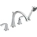 Delta T4738 Lahara Roman Tub with Handshower Trim, Chrome